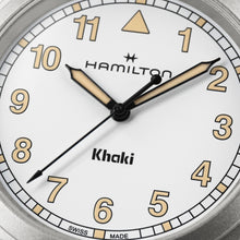 Load image into Gallery viewer, Hamilton Khaki Field Quartz 38mm White on Bracelet