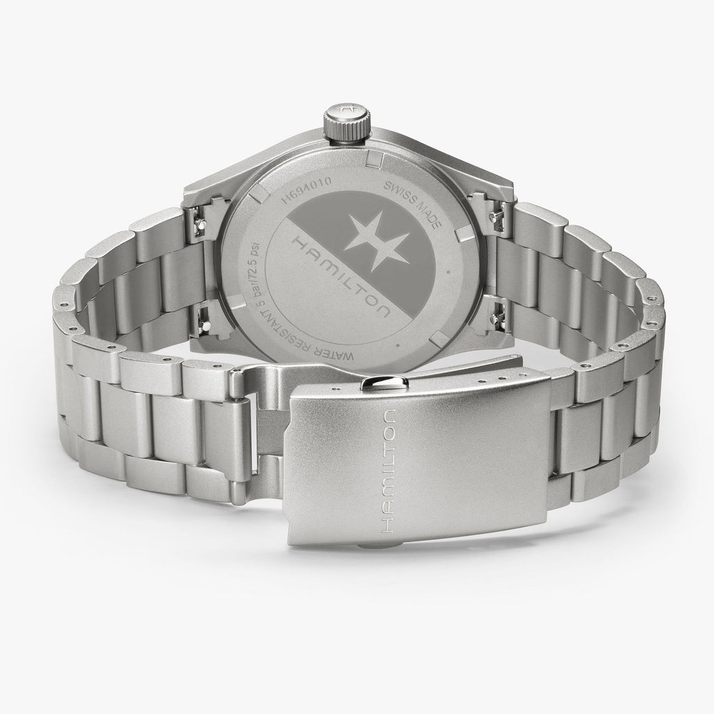 Hamilton Khaki Field Quartz 38mm White on Bracelet