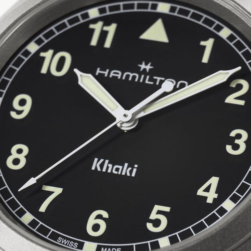 Hamilton Khaki Field Quartz 38mm Black on Bracelet