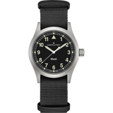 Hamilton Khaki Field Quartz 38mm Black on Black Nato