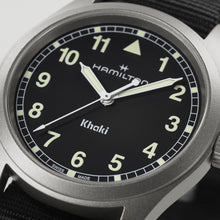 Load image into Gallery viewer, Hamilton Khaki Field Quartz 38mm Black on Black Nato