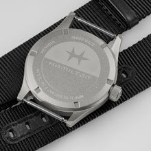 Load image into Gallery viewer, Hamilton Khaki Field Quartz 38mm Black on Black Nato