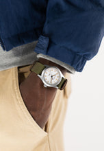 Load image into Gallery viewer, Hamilton Khaki Field Quartz 38mm White on Green Nato