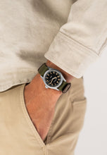 Load image into Gallery viewer, Hamilton Khaki Field Quartz 38mm Black on Green Nato