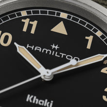 Load image into Gallery viewer, Hamilton Khaki Field Quartz 38mm Black on Green Nato