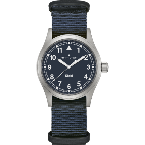 Hamilton Khaki Field Quartz 38mm Blue on Blue Nato