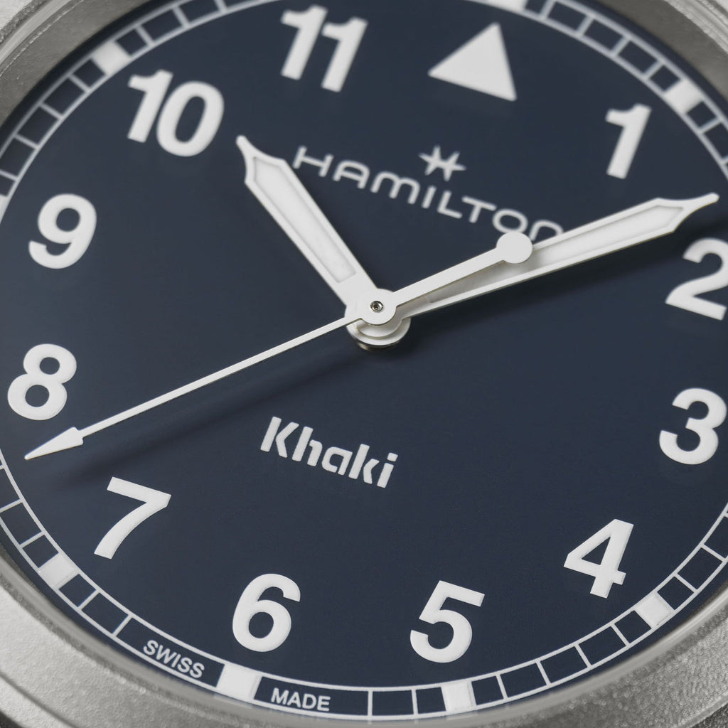 Hamilton Khaki Field Quartz 38mm Blue on Blue Nato