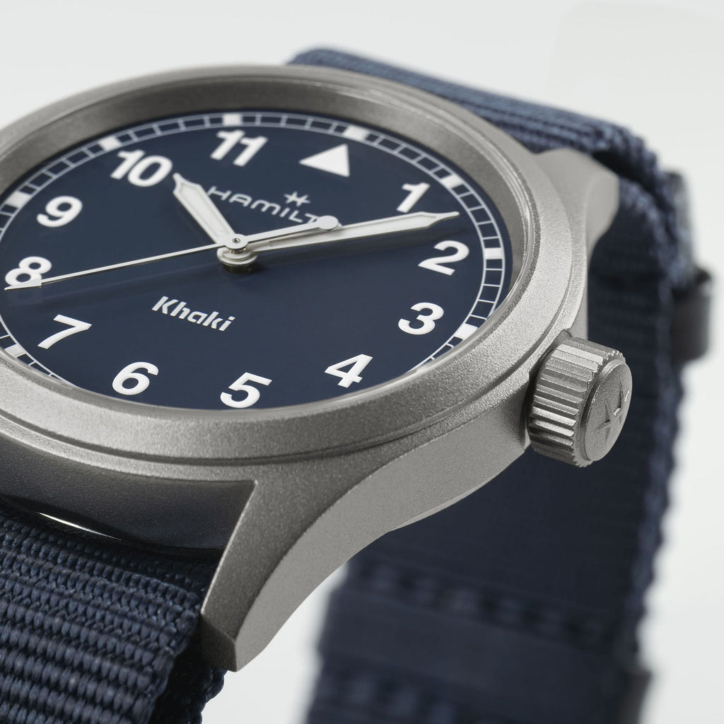 Hamilton Khaki Field Quartz 38mm Blue on Blue Nato