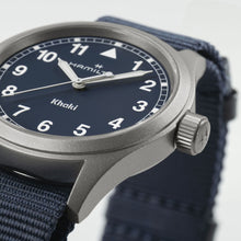 Load image into Gallery viewer, Hamilton Khaki Field Quartz 38mm Blue on Blue Nato