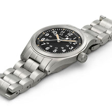 Load image into Gallery viewer, Hamilton Khaki Field Mechanical 38mm black on Bracelet
