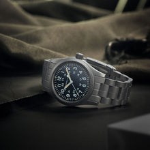 Load image into Gallery viewer, Hamilton Khaki Field Mechanical 38mm black on Bracelet