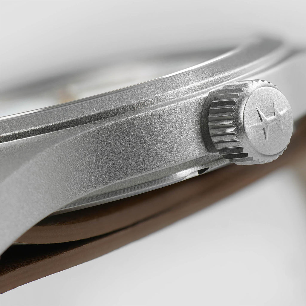 Hamilton Khaki Field Mechanical White Dial 38mm on Leather