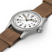 Load image into Gallery viewer, Hamilton Khaki Field Mechanical White Dial 38mm on Leather