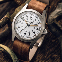 Load image into Gallery viewer, Hamilton Khaki Field Mechanical White Dial 38mm on Leather