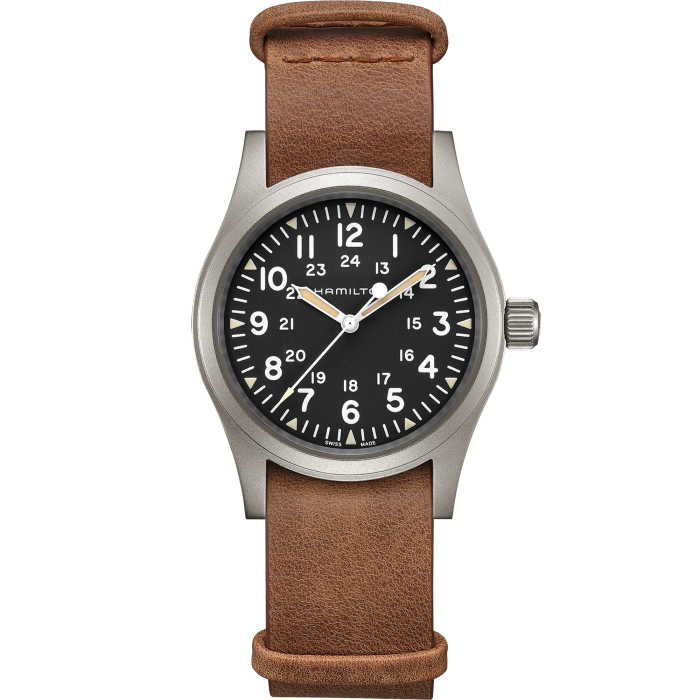 Hamilton leather 2025 watch band