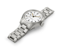Load image into Gallery viewer, Hamilton Khaki Field Mechanical Power Reserve White on Bracelet 40mm