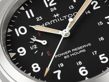Load image into Gallery viewer, Hamilton Khaki Field Mechanical Power Reserve Black on Bracelet 40mm