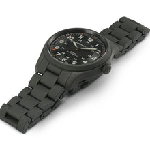 Load image into Gallery viewer, Hamilton Khaki Field Titanium Auto on Bracelet PVD Black 38mm