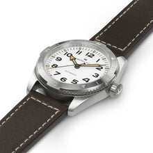 Load image into Gallery viewer, Hamilton Khaki Field Expedition Auto White on Leather 37mm