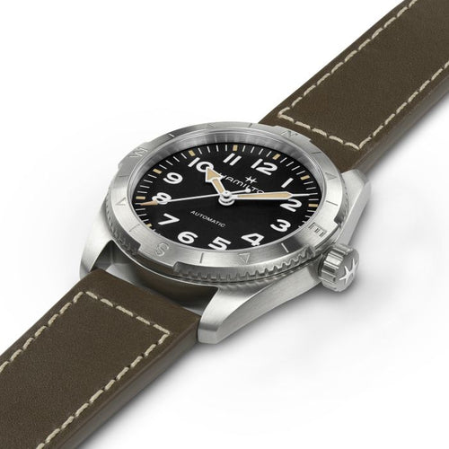 Hamilton Khaki Field Expedition Auto on Leather 37mm