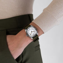 Load image into Gallery viewer, Hamilton Khaki Field Expedition Auto White on Nato 37mm