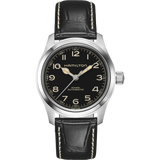 Hamilton Khaki Field Murph 38mm on leather