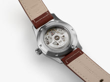 Load image into Gallery viewer, Hamilton Khaki Field Automatic 38mm Blue Dial on Brown Leather