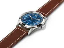 Load image into Gallery viewer, Hamilton Khaki Field Automatic 38mm Blue Dial on Brown Leather