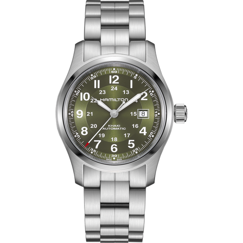 Hamilton Khaki Field Auto Green 42mm on Bracelet