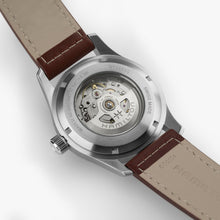 Load image into Gallery viewer, Hamilton Khaki Field Auto Green 42mm on leather