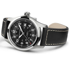Load image into Gallery viewer, Hamilton Khaki Field Auto 42mm on Black Leather