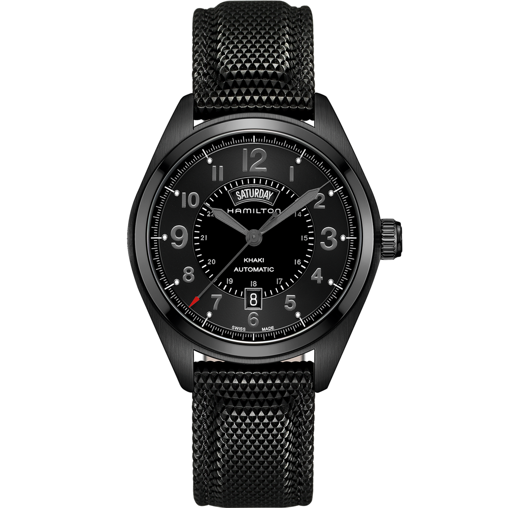 Hamilton Khaki Field Day-Date Auto Full Black