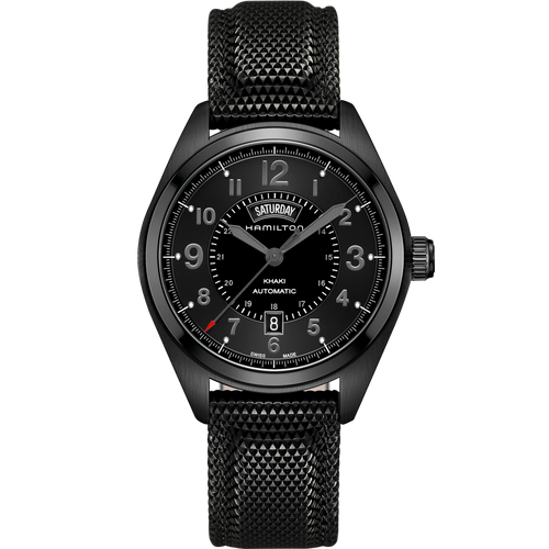 Hamilton Khaki Field Day-Date Auto Full Black