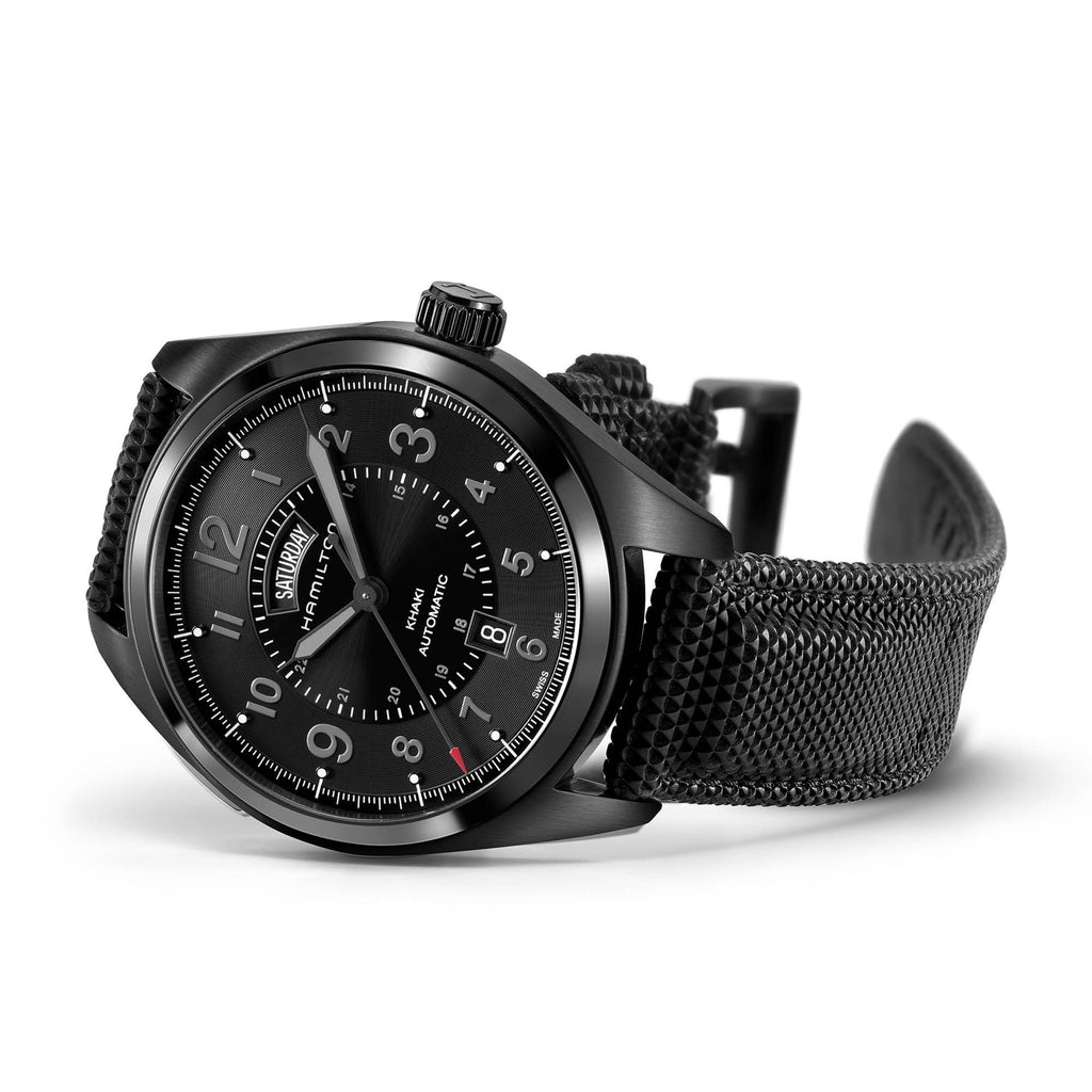 Hamilton Khaki Field Day-Date Auto Full Black