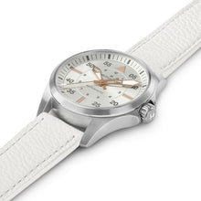 Load image into Gallery viewer, Hamilton Khaki Aviation Pilot Auto 36mm Silver on Leather