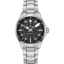 Load image into Gallery viewer, Hamilton Khaki Aviation Pilot Auto Black on Bracelet -39mm