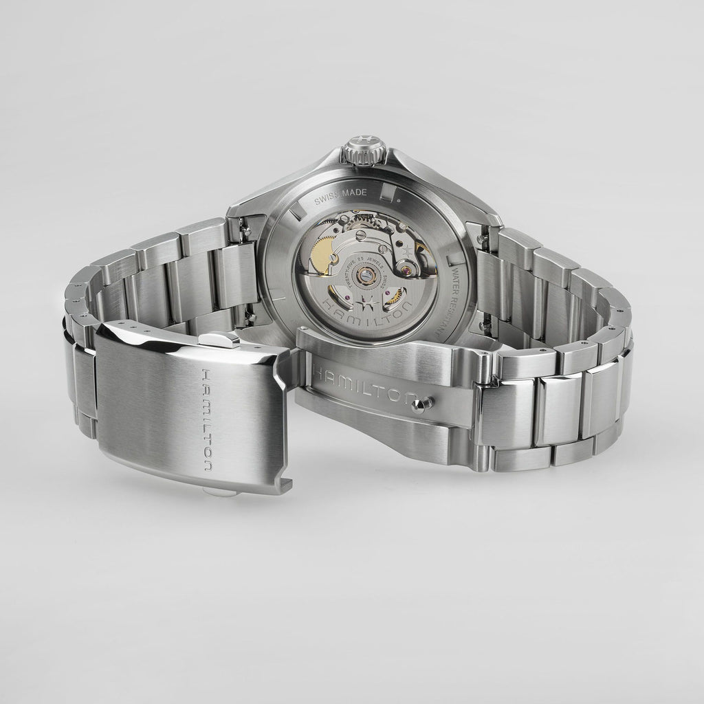 Hamilton Khaki Aviation Pilot Auto Black on Bracelet -39mm