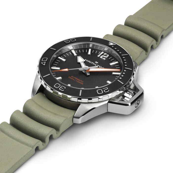 Hamilton Khaki Navy Frogman Auto Green 41mm