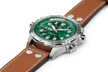Load image into Gallery viewer, Hamilton Khaki Aviation X-Wind Day Date Auto Green on Leather