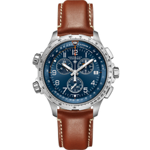 Load image into Gallery viewer, Hamilton Khaki Aviation X-Wind Quartz GMT Chrono Blue