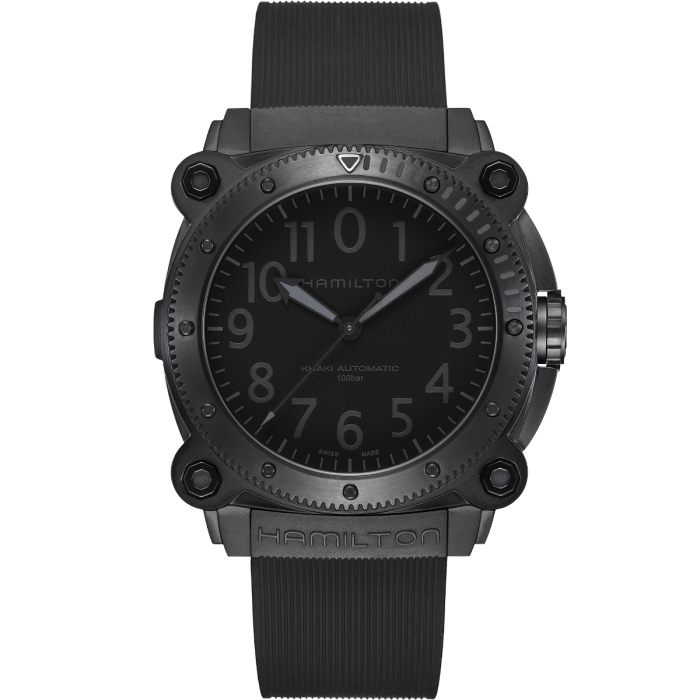 Hamilton Khaki Navy Belowzero Auto Titanium PVD Black