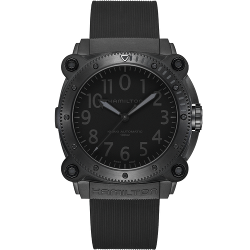 Hamilton Khaki Navy Belowzero Auto Titanium PVD Black