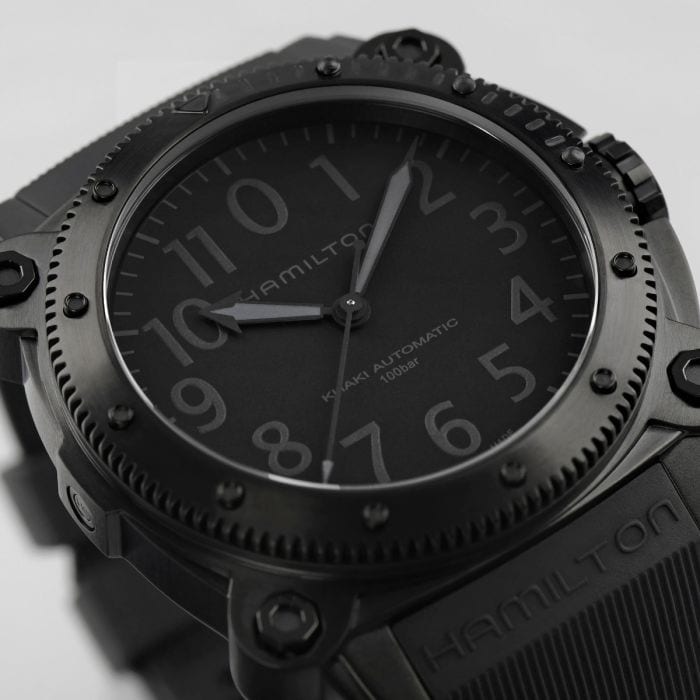 Hamilton Khaki Navy Belowzero Auto Titanium PVD Black