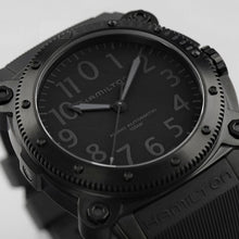 Load image into Gallery viewer, Hamilton Khaki Navy Belowzero Auto Titanium PVD Black