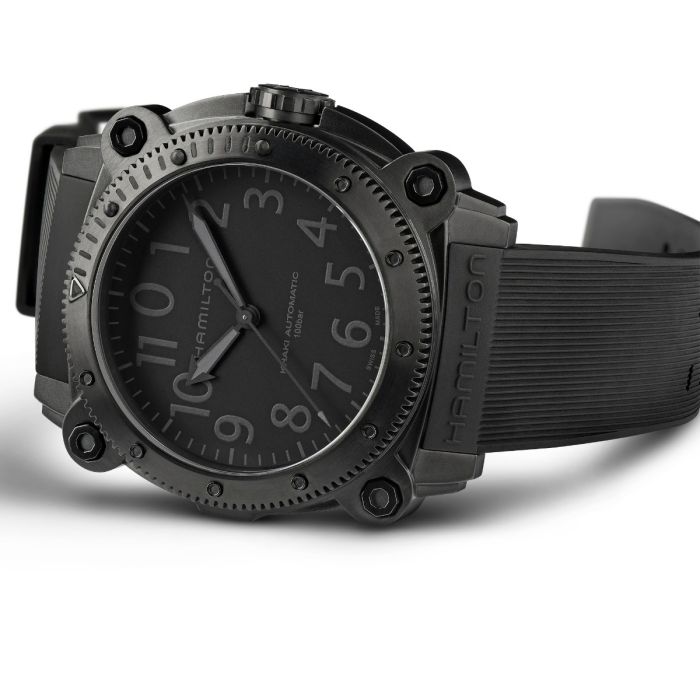 Hamilton Khaki Navy Belowzero Auto Titanium PVD Black