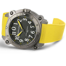 Load image into Gallery viewer, Hamilton Khaki Navy Belowzero Auto Titanium On Yellow Rubber