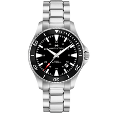 Load image into Gallery viewer, Hamilton Khaki Navy Scuba Auto Black 40mm