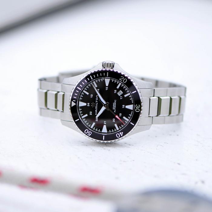 Hamilton Khaki Navy Scuba Auto Black 40mm