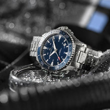 Load image into Gallery viewer, Hamilton Khaki Navy Scuba Auto Blue Bezel on Bracelet 40mm