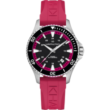 Load image into Gallery viewer, Hamilton Khaki Navy Scuba Auto on Pink Rubber